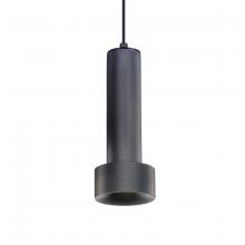 Avenue  HF1071-DGY - Cicada 1 Light Pentant Knurled Dark Grey