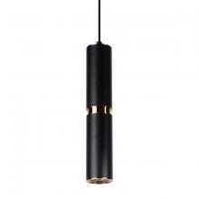 Avenue  HF1078-BBK - Cicada 1 Light Pentant Black With Knurled Brass