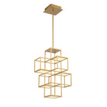  38260-018 - Ferro, 5LT LED Pendant, Gold