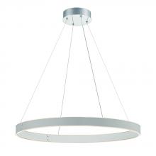  43897-032 - Verdura 1 Light Chandelier in Grey + White