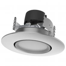  S11855 - 7.5 Watt; LED Retrofit Downlight; Gimbaled; 120 Volt; CCT Selectable; Brushed Nickel Finish