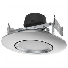  S11858 - 10.5 Watt; LED Retrofit Downlight; Gimbaled; 120 Volt; CCT Selectable; Brushed Nickel Finish