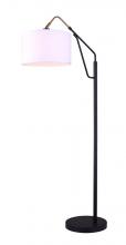  IFL1024A62BKG - Winston 1 Light Floor Lamp, Black Finish