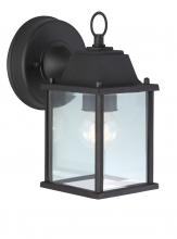  IOL310 - Outdoor 1 Light Outdoor Lantern, Black Finish