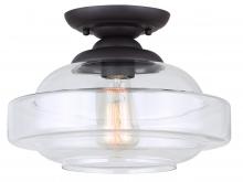  IFM459B13ORB - Chicago 1 Light Flush Mount, Bronze Finish