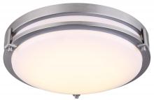  LFM112A19BN - Gilda LED Integrated Flush Mount Light, Brushed Nickel Finish