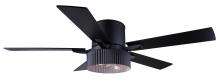  CF52REX5BK - Rexton 52 in. Indoor Standard Matte Black Ceiling Fan with Vintage LED Bulbs Includedwith Remote Inc