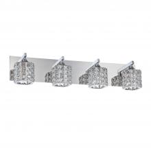  VF7200-4L-CH - 4 LIGHT VANITY - SQUARE SHADES