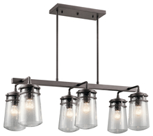 Kichler Canada Zone 2 Stocking 49835AZ - Outdoor Linear Chandelier 6Lt