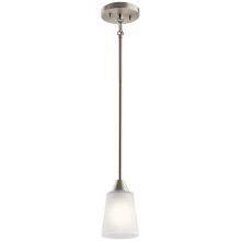  52235NI - Skagos™ 1 Light Mini Pendant Brushed Nickel