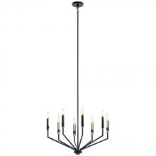  52349BK - Chandelier 8Lt