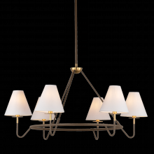 HVL - Mitzi Combined H984806-AGB/BRZ - POLLY Chandelier