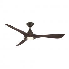 Modern Forms Canada - Fans Only FR-D2504-60L-BZ/DW - Carve 60 Downrod Ceiling Fan