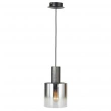  AC11520SM - Henley 1 Light Pendant (Satin Black & Smoke Glass)