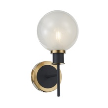 Artcraft Canada AC11871SW - Gem Collection 1-Light Sconce Black and Brushed Brass
