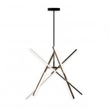 Artcraft Canada AC7709BK - Stix-LED Chandelier-Black
