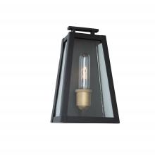  AC8107BK - Charleston Medium Outdoor 1 Light Wall Light