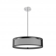  PD7916-BOR-5CCT - Dalton 16-in Black Organza LED Pendant