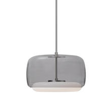 Kuzco PD70615-SM/BN - Enkel 15-in Smoked/Brushed Nickel LED Pendant