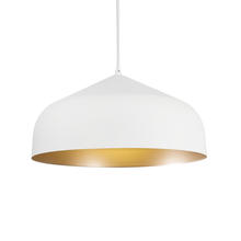 Kuzco PD9117-WH/GD - Helena 17-in White/Gold LED Pendant