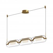 Kuzco LP28543-BG-UNV - Hilo 43-in Brushed Gold LED Linear Pendant