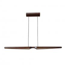 Kuzco LP21647-WT-UNV - Dakota 42-in Walnut LED Linear Pendant
