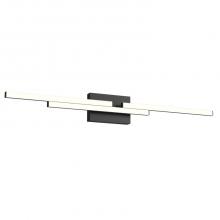 Kuzco VL52738-BK-UNV - Anello Minor 38-in Black LED Vanity