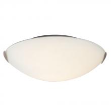  L612410BN010A1 - LED Flush Mount Ceiling Light - in Brushed Nickel finish with Satin White Glass