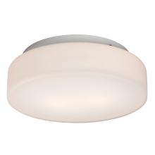  L623532WH016A1 - LED Flush Mount Ceiling Light - in White finish with White Glass