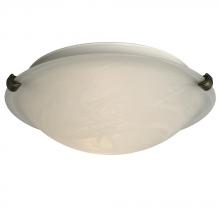  680112MB-ORB - Flush Mount - Oil Rubbed Bronze w/ Marbled Glass