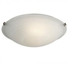  L680120MP016A1 - LED Flush Mount Ceiling Light - in Pewter finish with Marbled Glass