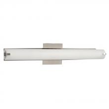  710737BN - 24-1/2"W Vanity Light - Brushed Nickel with Frosted Glass 1x14W T5