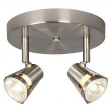  755598BN - Two Light Halogen Monopoint - Brushed Nickel