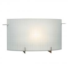  790511PT-113EB - 1-Light Bath & Vanity Light - in Pewter finish with Frosted Linen Glass