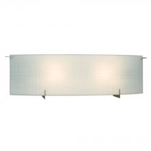  790515PT-226EB - 2-Light Bath & Vanity Light - in Pewter finish with Frosted Linen Glass