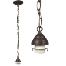  811851OBZ-H - Mini Pendant Holder w/ 36" Chain - Old Bronze