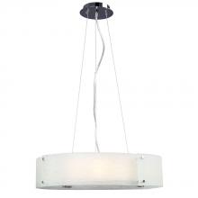  L915044CH024A1 - LED Pendant Light - in Polished Chrome finish with Frosted Textured Glass