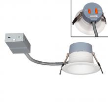 Galaxy RL-RB415WH4C - 0-10V Dimmable 120-277V 4" IC Rated Commercial LED Downlight with Junction Box and Quick Connect