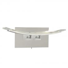  L217940CH-D - LED Wall Sconce (2 x 5W) in Polished Chrome with On/Off Switch, Dimmable