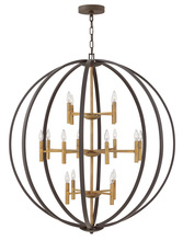  3464SB - Double XL Three Tier Orb Chandelier