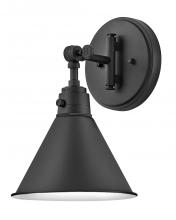  3691BK - Medium Swing Arm Single Light Sconce