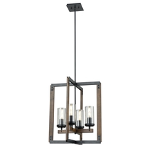  DVP38648GR+IW-CL - Okanagan 21.25 Inch 4 Light Foyer