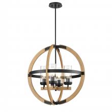 DVI Canada DVP38650EB+NW-CL - OKANAGAN 4 LIGHT ORB PENDANT