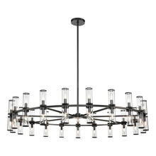  CH309042UBCG - Revolve Clear Glass/Urban Bronze 42 Lights Chandeliers