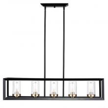  411-441/BLK/SG - Heartland Chandeliers Black