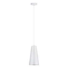 Elgo 201527A - 1 LT Mini Pendant w/ White Finish & White Metal Cone Shade
