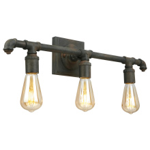 Elgo 202842A - 3 LT Open Bulb Bath/Vanity Light w/ a Zinc Finish