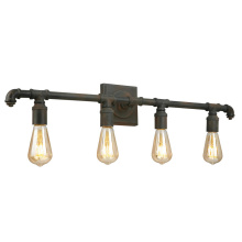 Elgo 202844A - 4 LT Open Bulb Bath/Vanity Light w/ a Zinc Finish