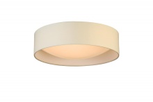 Elgo 204723A - Integrated LED 16" Ceiling Light w/ White Fabric Shade & White Acrylic Diffuser