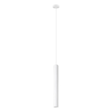Elgo 204897A - 1 LT Pendant w/ White Finish & White Cylinder Shade